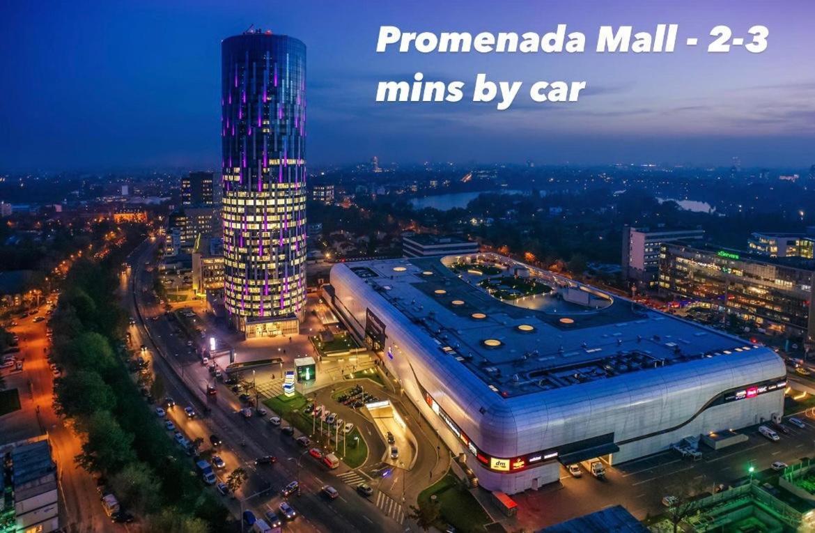 Cozy Apartment With Self Check-In Near Promenada Mall And Verdi Park Bukarest Eksteriør billede